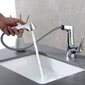 Modern Single Color Faucet Metal Center Connection Basin Faucet for Bathroom