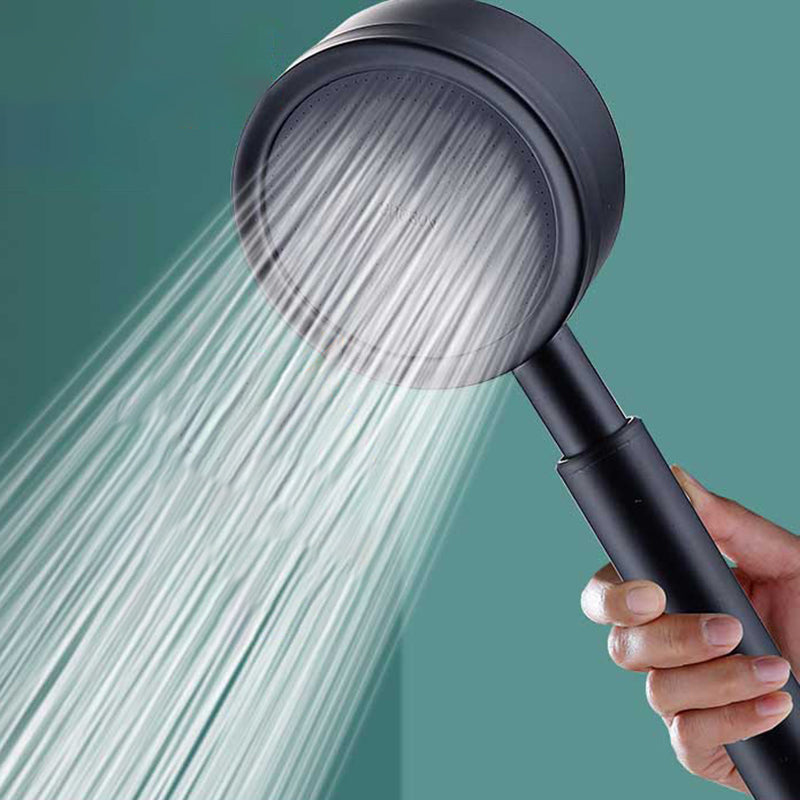 Contemporary shower combination hand shower with round shape