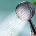 Contemporary shower combination hand shower with round shape