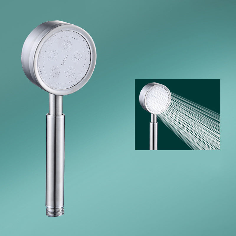 Contemporary shower combination hand shower with round shape