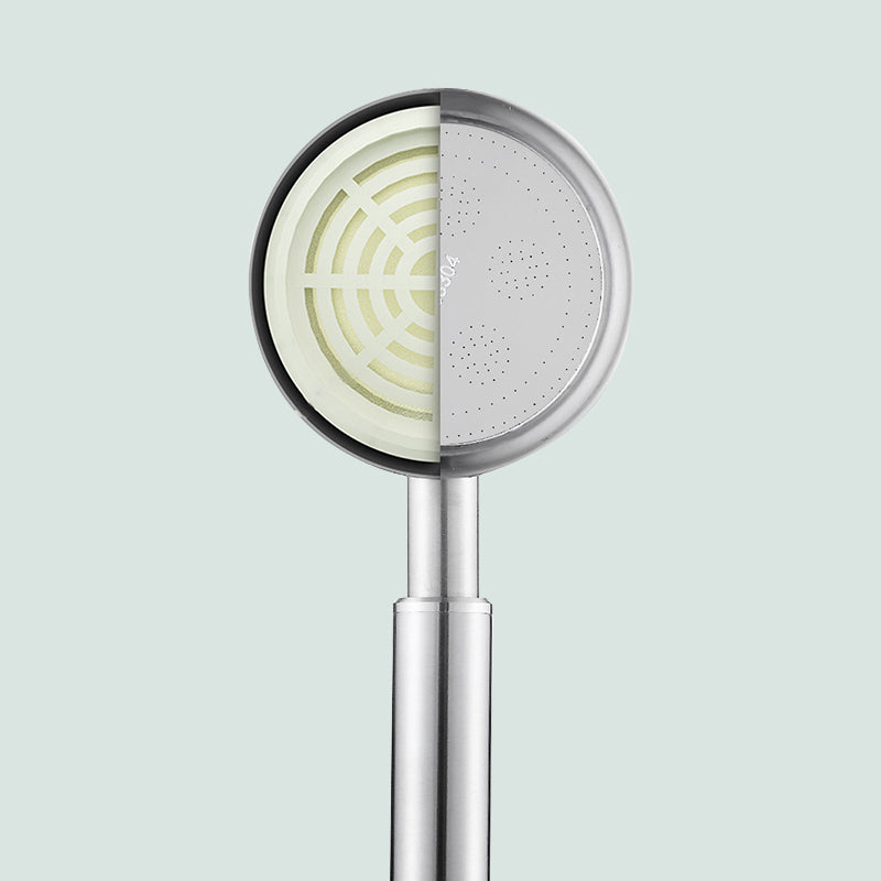 Contemporary shower combination hand shower with round shape