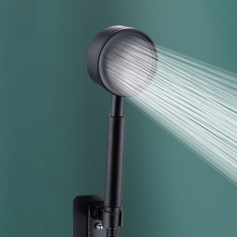 Contemporary shower combination hand shower with round shape