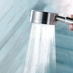 Contemporary shower combination hand shower with round shape