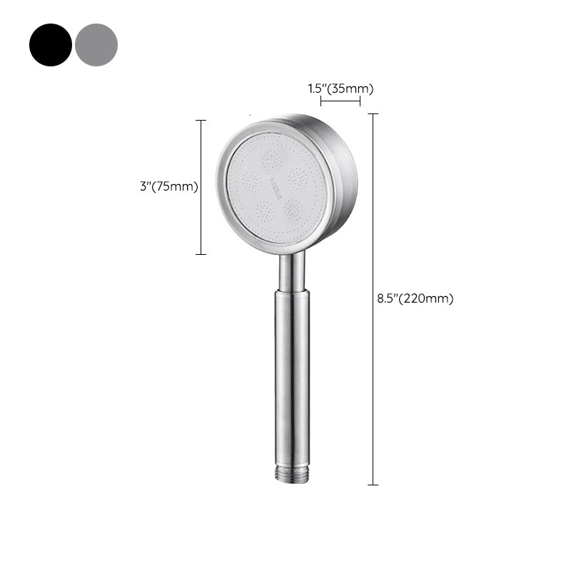 Contemporary shower combination hand shower with round shape