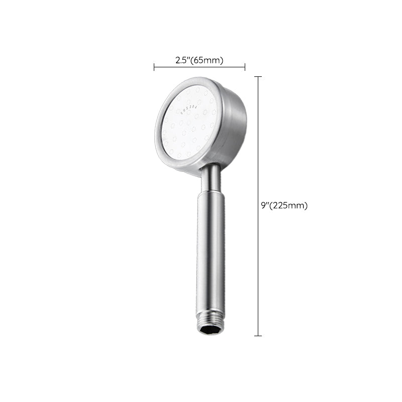 Stainless Steel Shower Head Modern Style Round Shape Shower Head