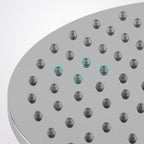 Contemporary Rainfall Shower Head Combo Round Single Spray Shower Combo