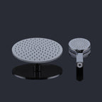 Contemporary Rainfall Shower Head Combo Round Single Spray Shower Combo