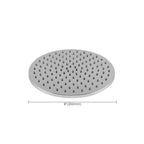 Contemporary Rainfall Shower Head Combo Round Single Spray Shower Combo
