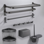 Modern Bathroom Fixture Set Towel Bar Gray Bathroom Shelf Bathroom Set