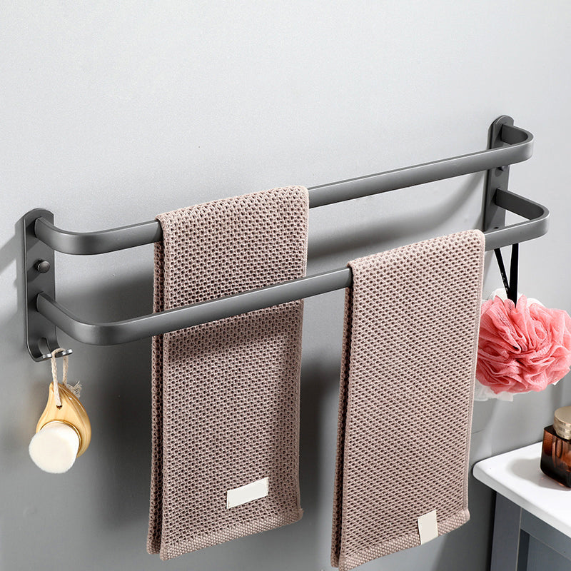 Modern Bathroom Fixture Set Towel Bar Gray Bathroom Shelf Bathroom Set