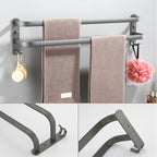 Modern Bathroom Fixture Set Towel Bar Gray Bathroom Shelf Bathroom Set
