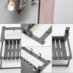 Modern Bathroom Fixture Set Towel Bar Gray Bathroom Shelf Bathroom Set