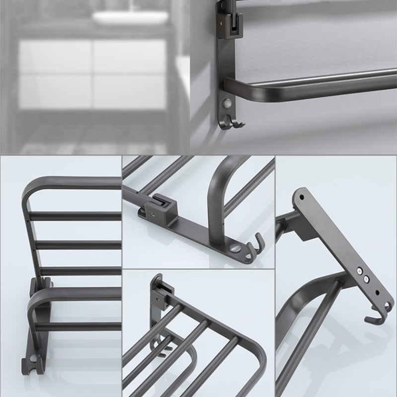 Modern Bathroom Fixture Set Towel Bar Gray Bathroom Shelf Bathroom Set