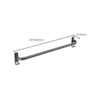 Modern Bathroom Fixture Set Towel Bar Gray Bathroom Shelf Bathroom Set