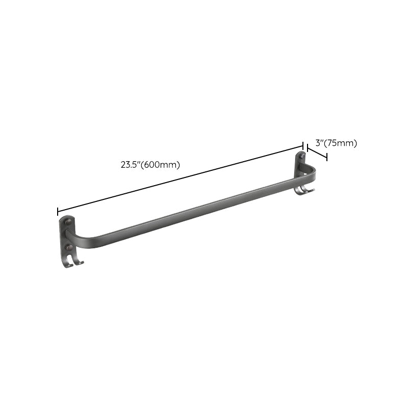 Modern Bathroom Fixture Set Towel Bar Gray Bathroom Shelf Bathroom Set