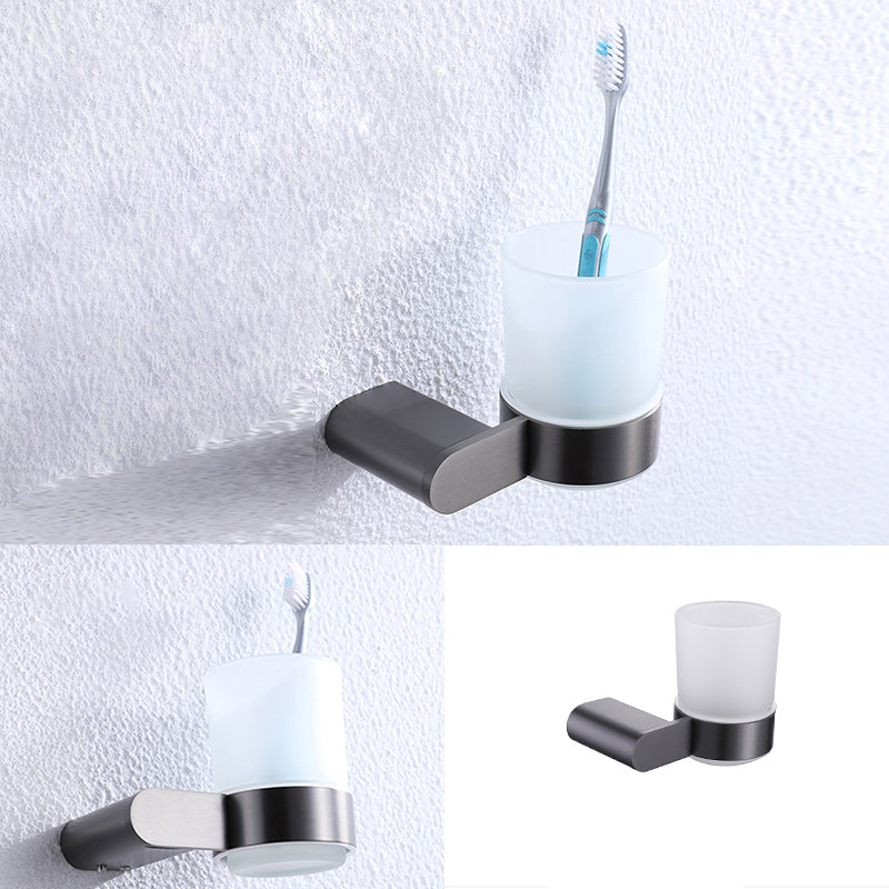 Dark gray modern bathroom accessory set stainless steel bathroom accessory set