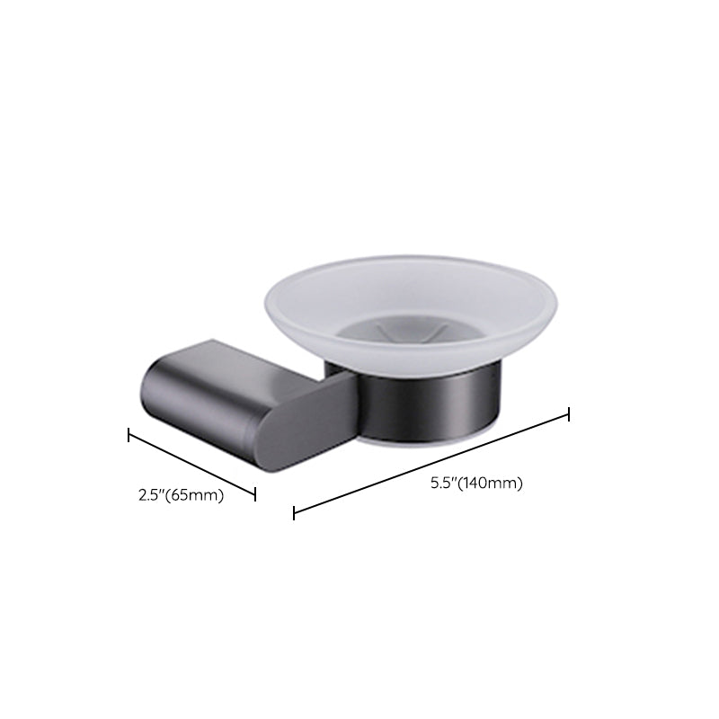 Dark gray modern bathroom accessory set stainless steel bathroom accessory set