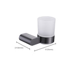 Dark gray modern bathroom accessory set stainless steel bathroom accessory set