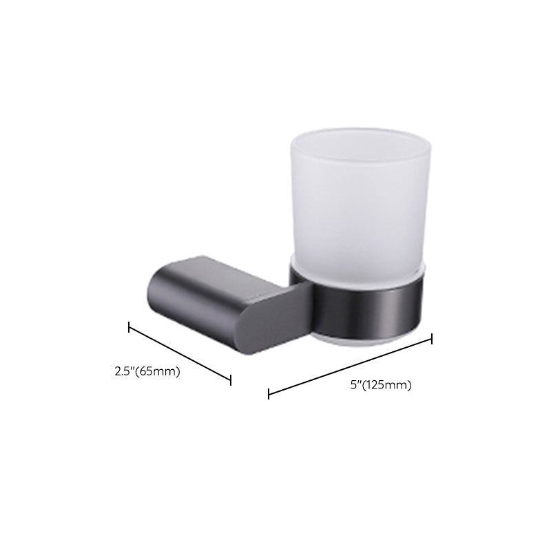 Dark gray modern bathroom accessory set stainless steel bathroom accessory set