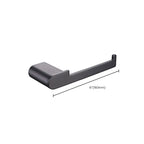 Dark gray modern bathroom accessory set stainless steel bathroom accessory set