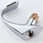 Modern Center Connection Faucets Single Lever Faucets with Waterfall Spout