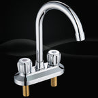 2-Handle Modern Vessel Sink Faucet Three-Way Bathroom Faucet
