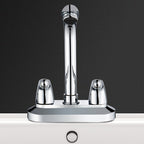 2-Handle Modern Vessel Sink Faucet Three-Way Bathroom Faucet