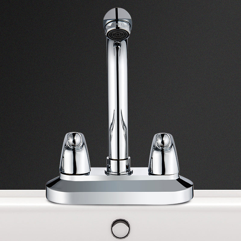 2-Handle Modern Vessel Sink Faucet Three-Way Bathroom Faucet