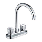 2-Handle Modern Vessel Sink Faucet Three-Way Bathroom Faucet