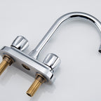2-Handle Modern Vessel Sink Faucet Three-Way Bathroom Faucet