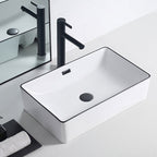 Modern porcelain floor washbasin Rectangular washbasin for the bathroom