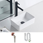 Modern porcelain floor washbasin Rectangular washbasin for the bathroom
