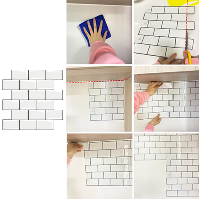Modern Wallpaper Field Tile/Single Tile Peel and Stick Backsplash