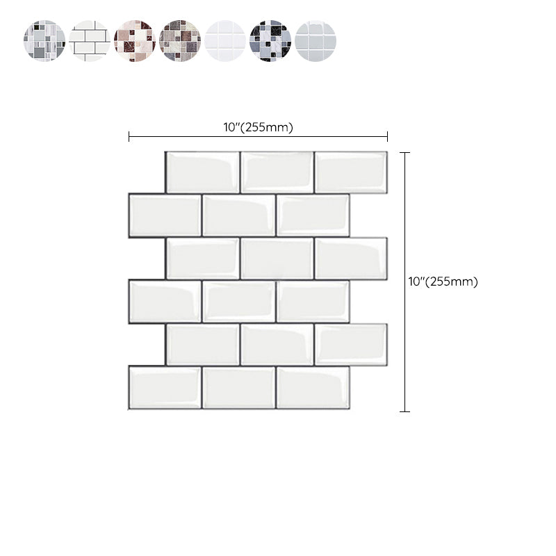 Modern Wallpaper Field Tile/Single Tile Peel and Stick Backsplash