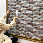 Modern PVC Field Tile/Single Tile Rectangular Peel and Stick Wall Tile