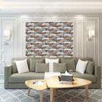 Modern PVC Field Tile/Single Tile Rectangular Peel and Stick Wall Tile