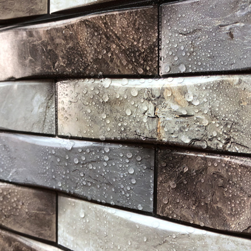 Modern PVC Field Tile/Single Tile Rectangular Peel and Stick Wall Tile