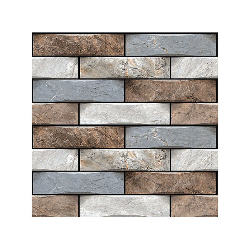 Modern PVC Field Tile/Single Tile Rectangular Peel and Stick Wall Tile
