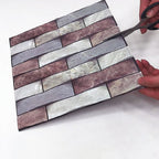 Modern PVC Field Tile/Single Tile Rectangular Peel and Stick Wall Tile