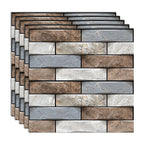 Modern PVC Field Tile/Single Tile Rectangular Peel and Stick Wall Tile