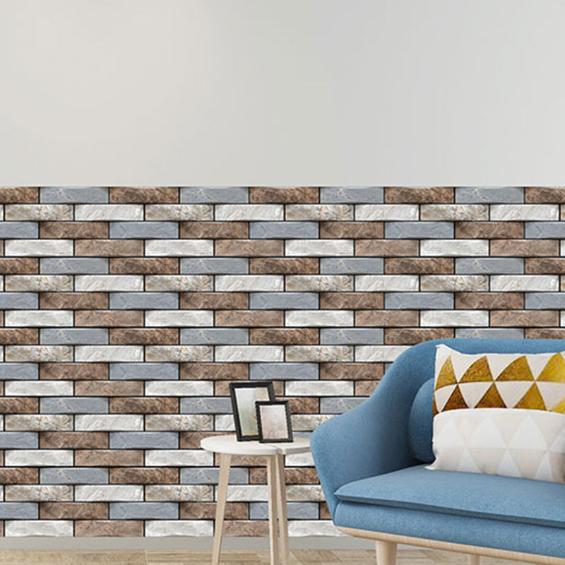 Modern PVC Field Tile/Single Tile Rectangular Peel and Stick Wall Tile