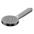 Ceiling and wall mounted showerhead combination round chrome spray head