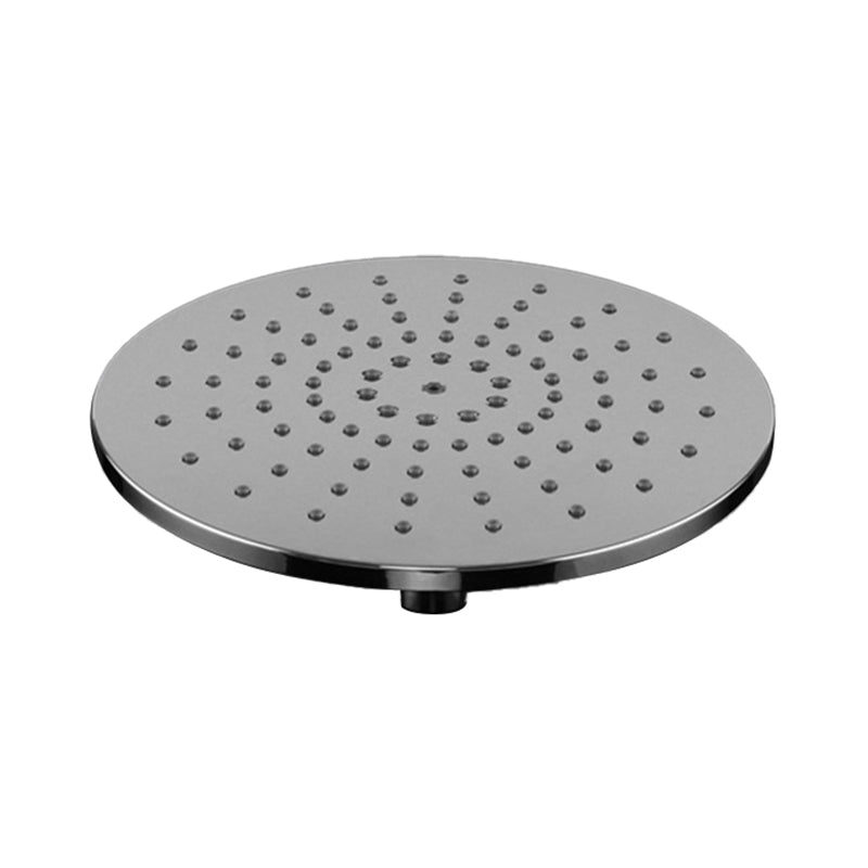 Ceiling and wall mounted showerhead combination round chrome spray head