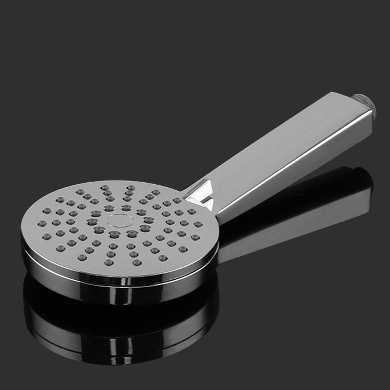 Ceiling and wall mounted showerhead combination round chrome spray head