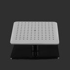 Chrome Square Shower Head Combination Wall Mounted and Ceiling Mounted Handheld Shower