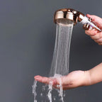 3 Settings Shower Combo Wall Mounted Stainless Steel Hand Shower