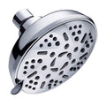 Round Fixed Shower Head Adjustable Spray Pattern Wall Mounted Shower Head
