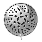 Round Fixed Shower Head Adjustable Spray Pattern Wall Mounted Shower Head
