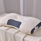 LuxiRest Antibacterial Massage Cushion | Ergonomic Neck Support for Revitalizing Sleep and Relaxation