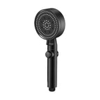 Adjustable Water Flow Shower Head Combination 5 Spray Patterns Handheld Shower